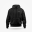 Vara black hoodie with embroidered logo